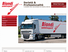 Tablet Screenshot of biondi-trasporti.com